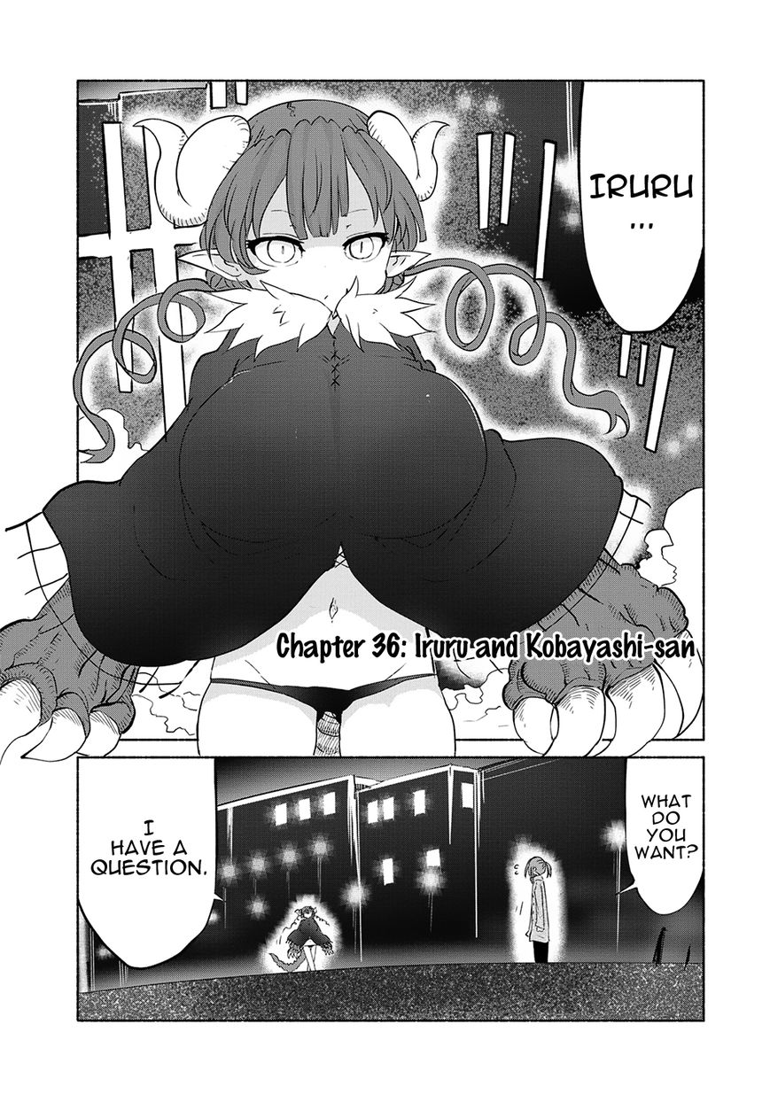 Kobayashi-san Chi no Maid Dragon Chapter 36 page 2 - Chapter 36 : Iruru and Kobayashi-san