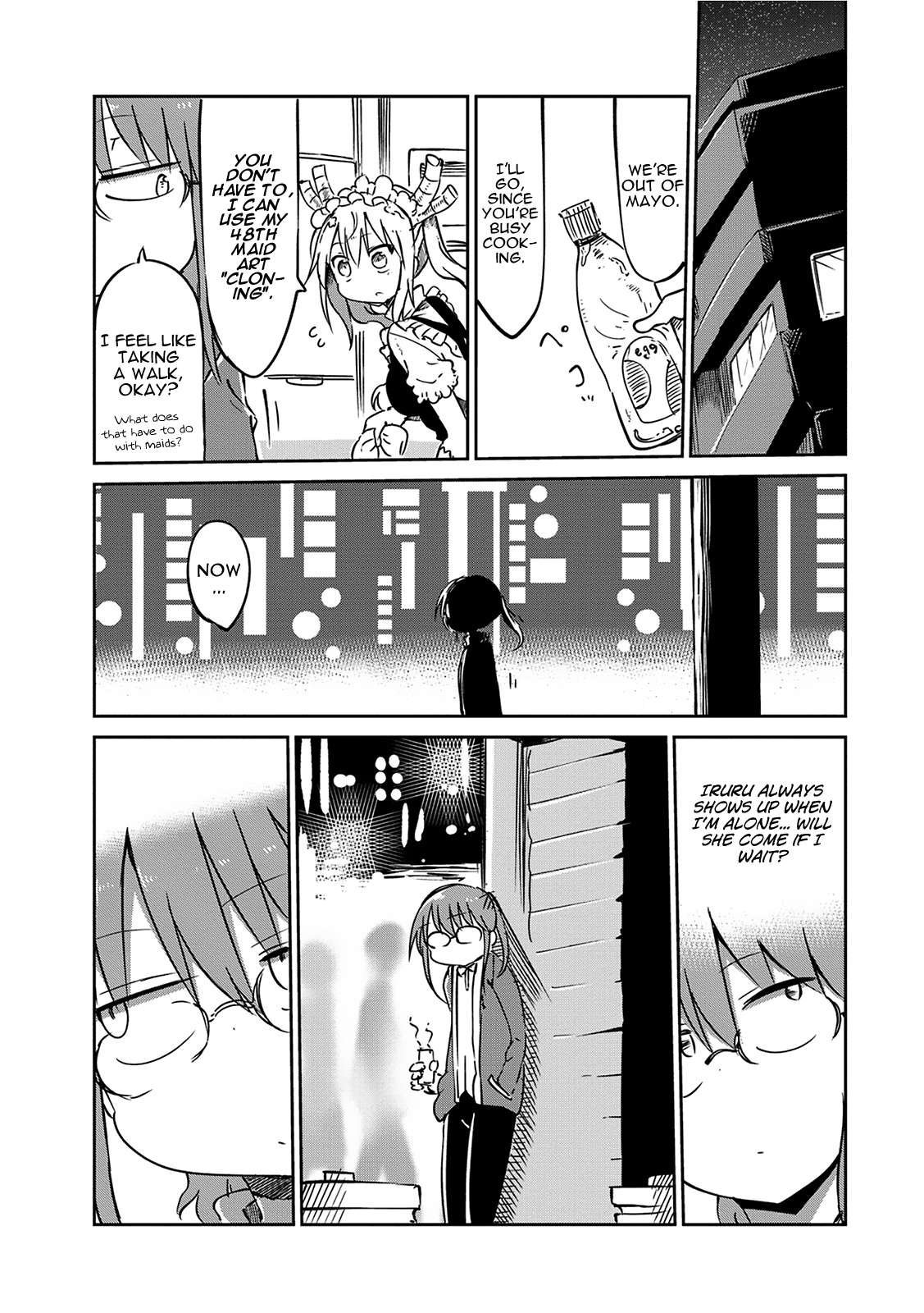 Kobayashi-san Chi no Maid Dragon Chapter 38 page 4 - Chapter 38: Kobayashi-san and Iruru