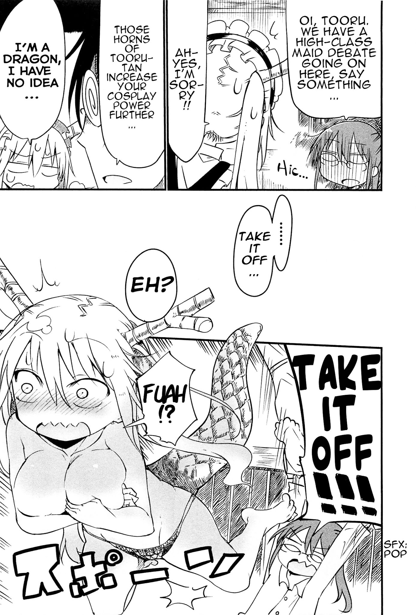 Kobayashi-san Chi no Maid Dragon Chapter 4 page 9 - Chapter 4 : Tooru and Jealousy