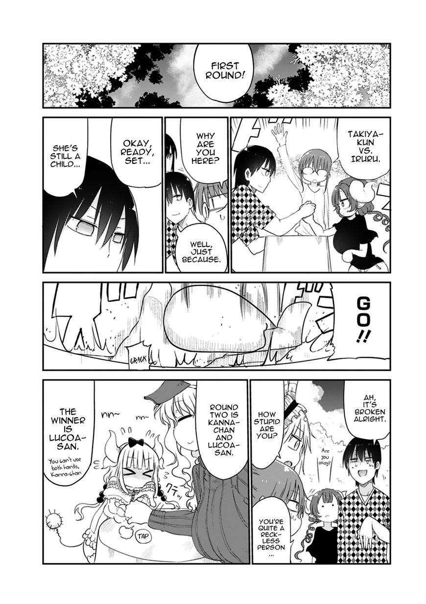 Kobayashi-san Chi no Maid Dragon Chapter 40 page 10 - Chapter 40 : Tooru and Flower Viewing