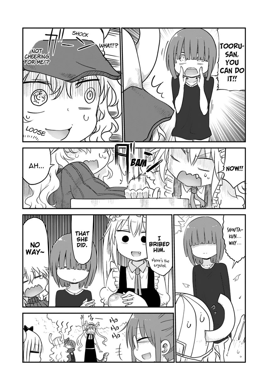 Kobayashi-san Chi no Maid Dragon Chapter 40 page 13 - Chapter 40 : Tooru and Flower Viewing