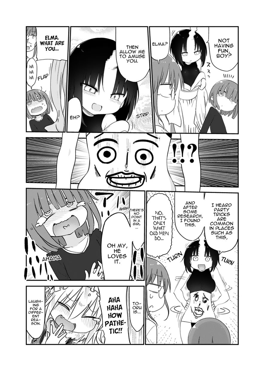Kobayashi-san Chi no Maid Dragon Chapter 40 page 8 - Chapter 40 : Tooru and Flower Viewing