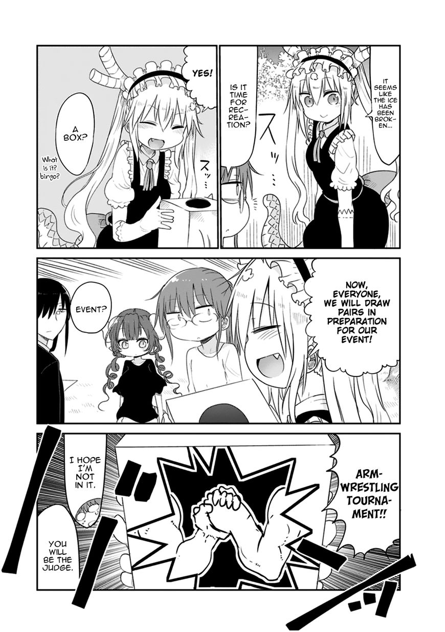 Kobayashi-san Chi no Maid Dragon Chapter 40 page 9 - Chapter 40 : Tooru and Flower Viewing