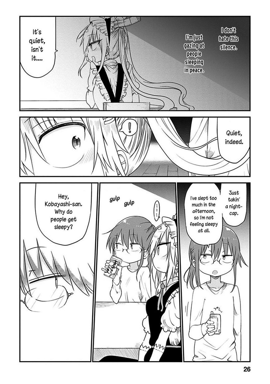 Kobayashi-san Chi no Maid Dragon Chapter 41 page 10 - Chapter 41 : Tooru and Sleep