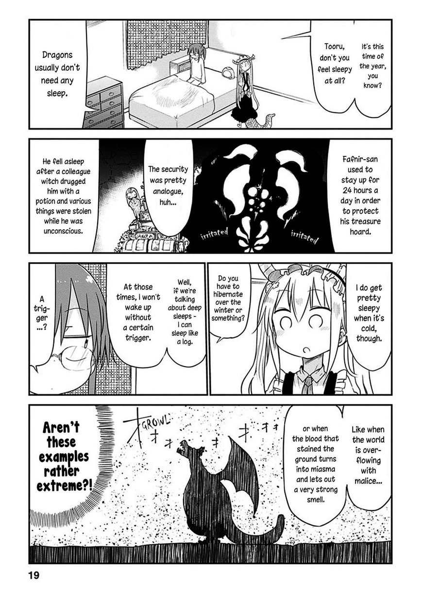 Kobayashi-san Chi no Maid Dragon Chapter 41 page 3 - Chapter 41 : Tooru and Sleep