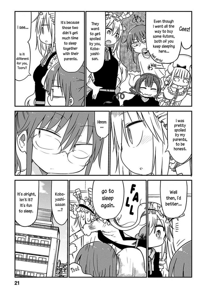 Kobayashi-san Chi no Maid Dragon Chapter 41 page 5 - Chapter 41 : Tooru and Sleep