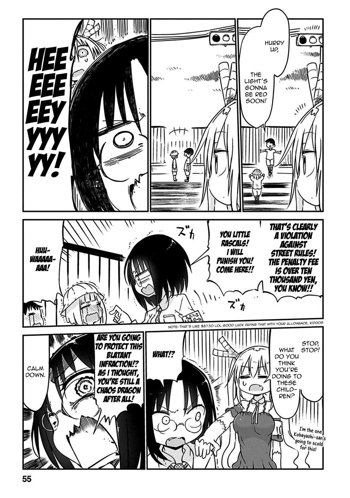 Kobayashi-san Chi no Maid Dragon Chapter 43 page 11 - Chapter 43 : Tooru and Patrolling