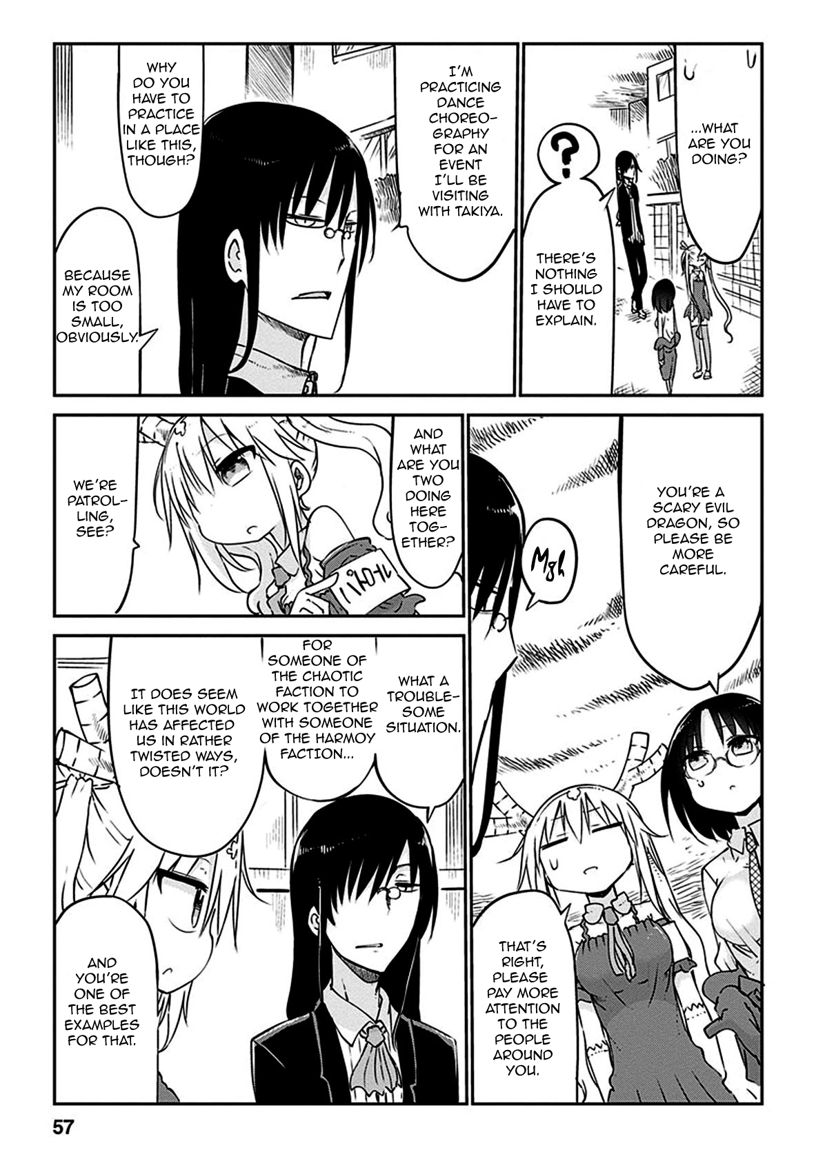 Kobayashi-san Chi no Maid Dragon Chapter 43 page 13 - Chapter 43 : Tooru and Patrolling