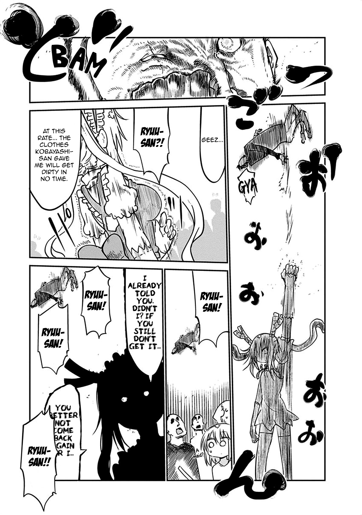 Kobayashi-san Chi no Maid Dragon Chapter 43 page 17 - Chapter 43 : Tooru and Patrolling