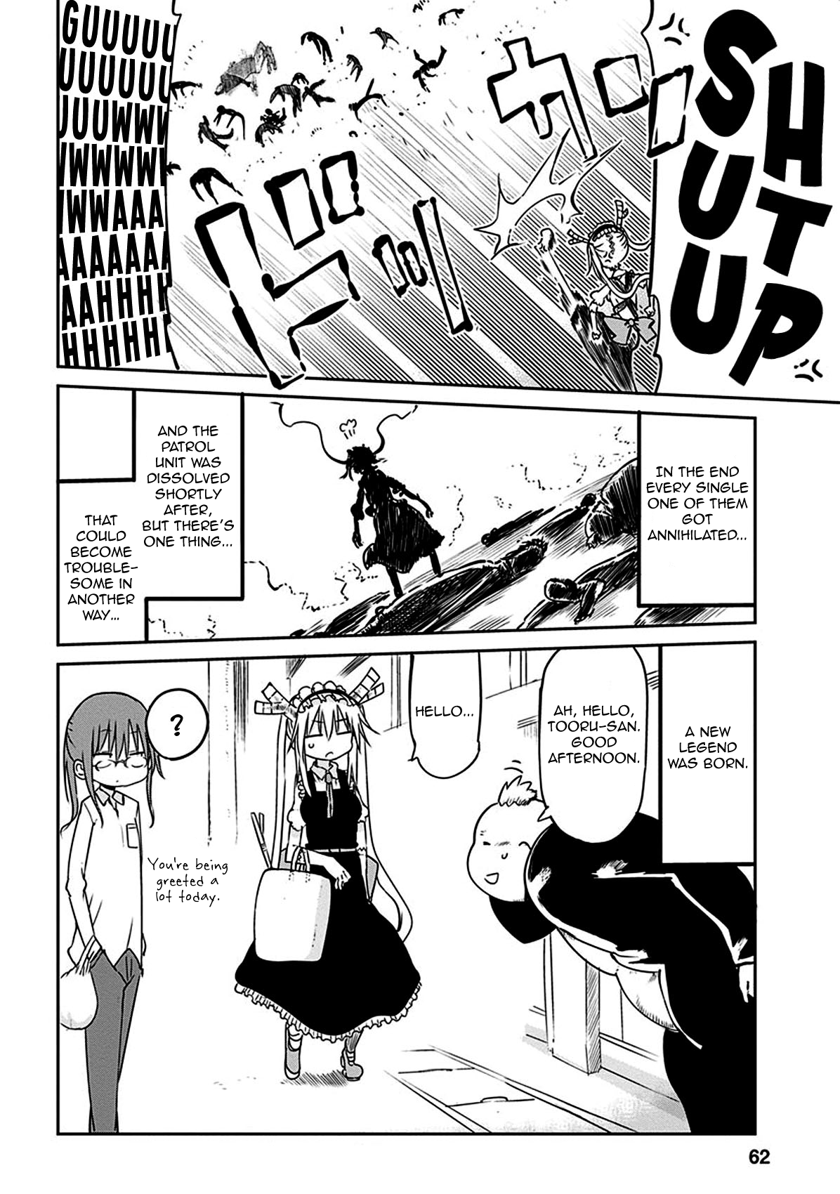 Kobayashi-san Chi no Maid Dragon Chapter 43 page 18 - Chapter 43 : Tooru and Patrolling