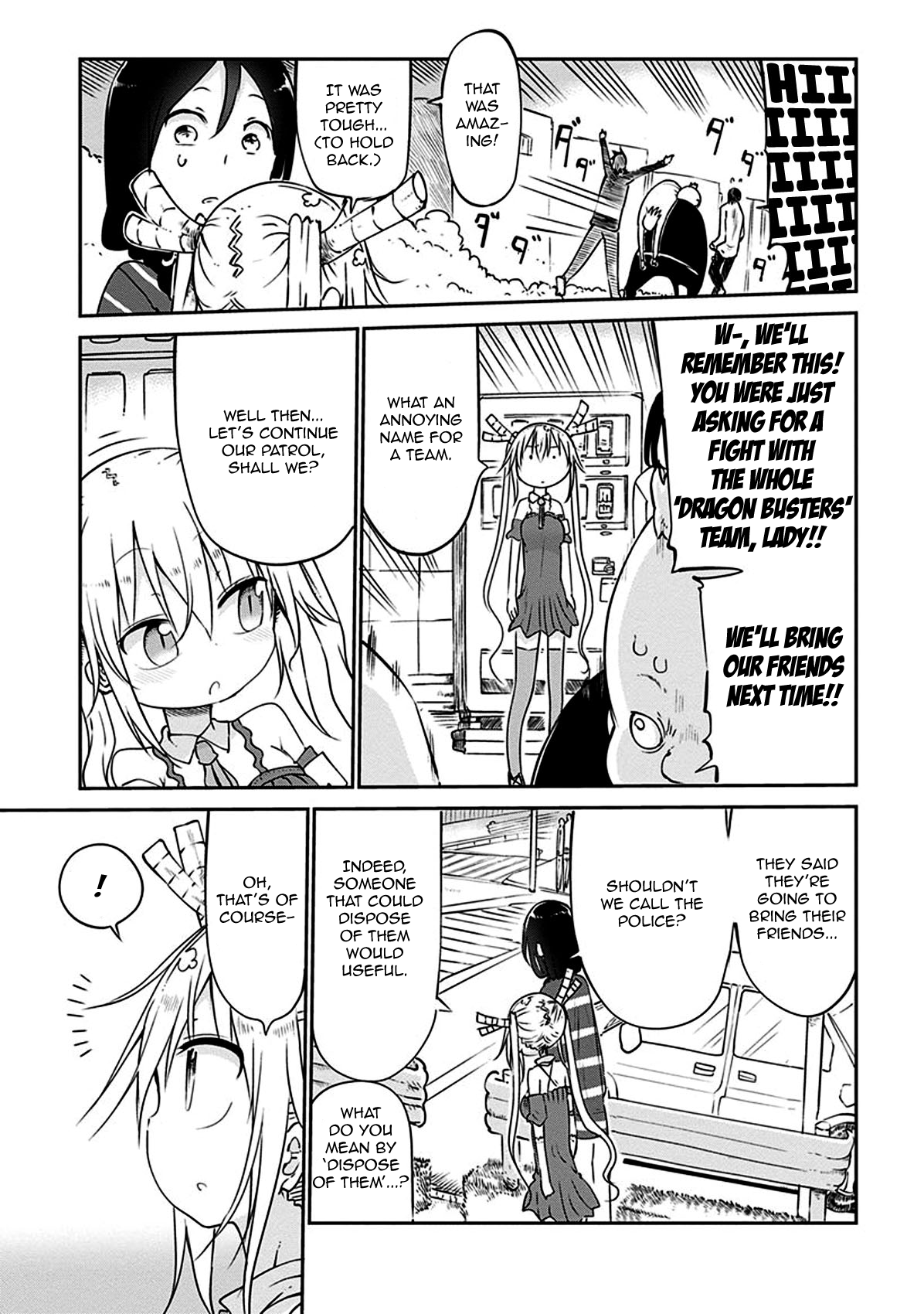 Kobayashi-san Chi no Maid Dragon Chapter 43 page 7 - Chapter 43 : Tooru and Patrolling