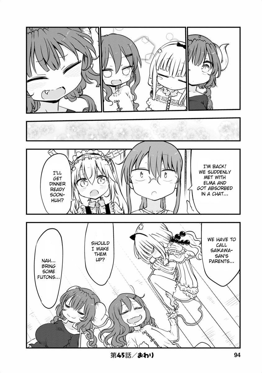 Kobayashi-san Chi no Maid Dragon Chapter 45 page 12 - Chapter 45 : Iruru and Saikawa