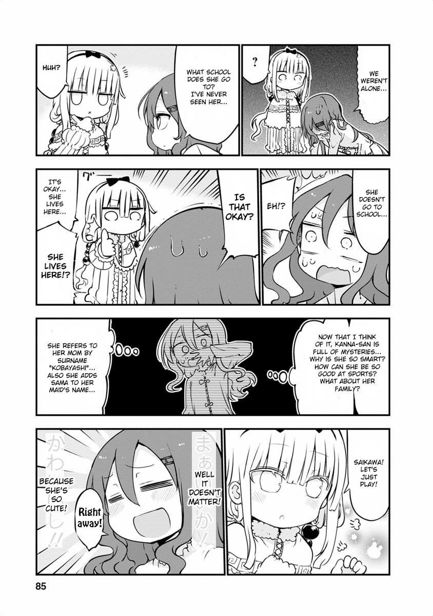 Kobayashi-san Chi no Maid Dragon Chapter 45 page 3 - Chapter 45 : Iruru and Saikawa