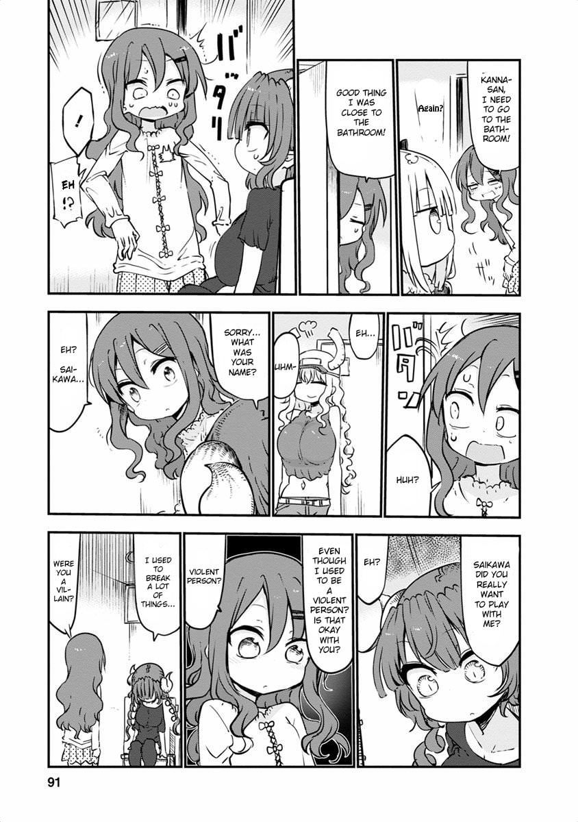Kobayashi-san Chi no Maid Dragon Chapter 45 page 9 - Chapter 45 : Iruru and Saikawa