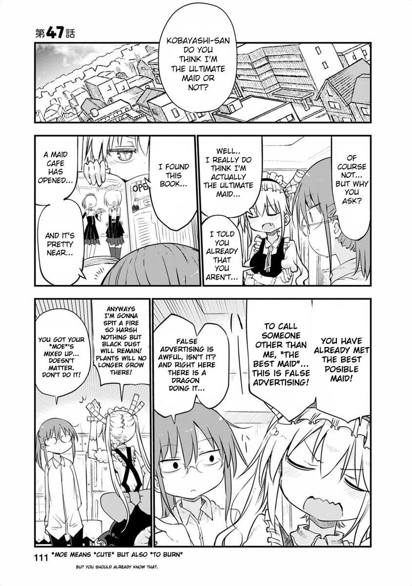 Kobayashi-san Chi no Maid Dragon Chapter 47 page 1 - Chapter 47 : Tooru and Maid Cafe