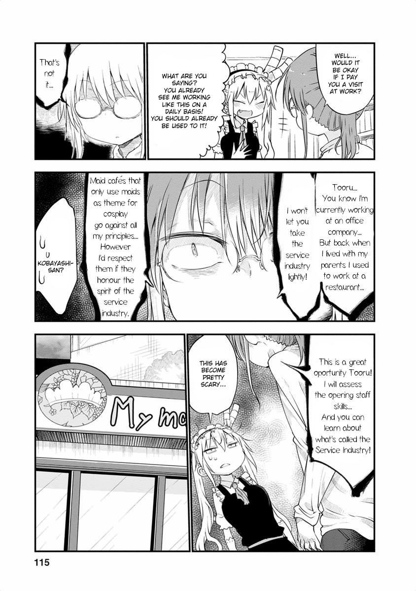 Kobayashi-san Chi no Maid Dragon Chapter 47 page 5 - Chapter 47 : Tooru and Maid Cafe