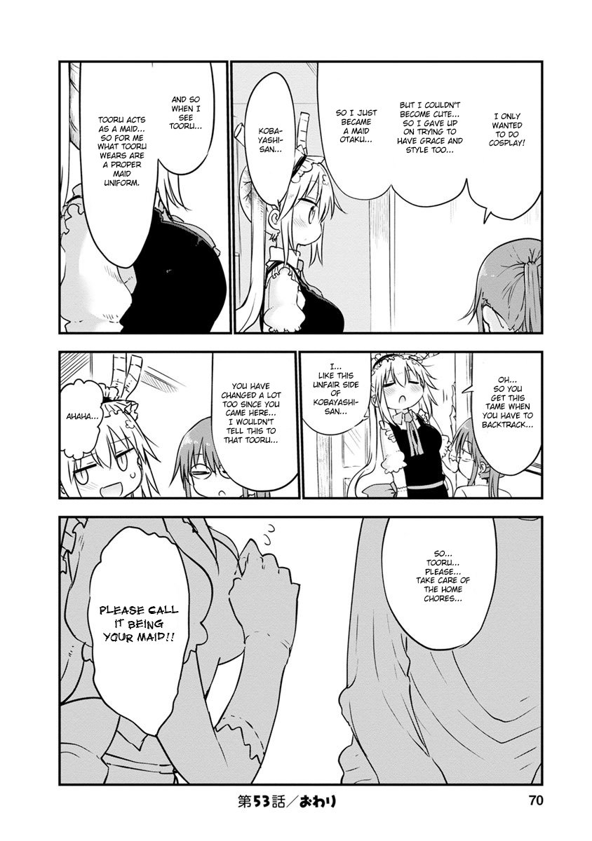 Kobayashi-san Chi no Maid Dragon Chapter 53 page 12 - Chapter 53 : Kobayashi and Maid Clothes