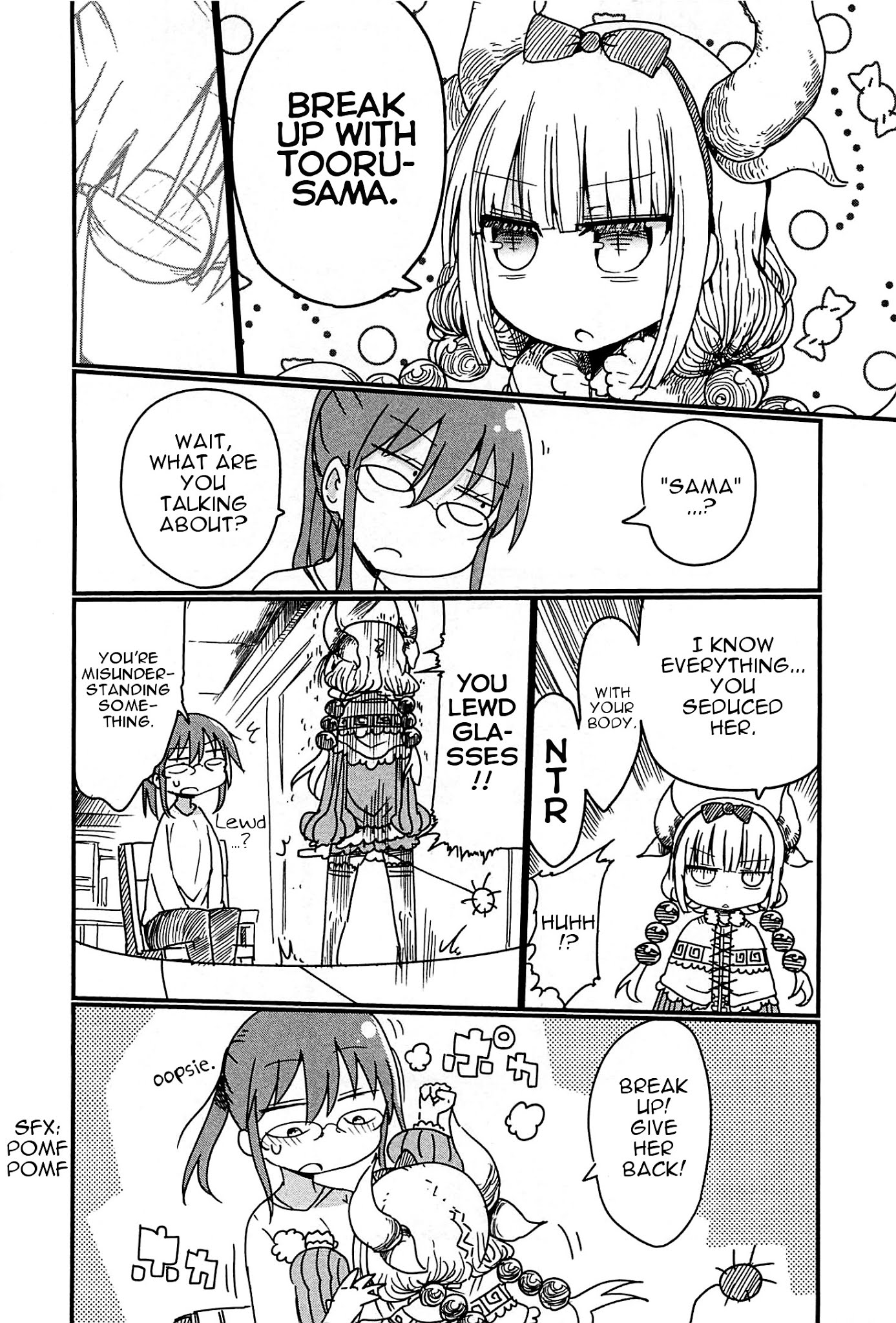 Kobayashi-san Chi no Maid Dragon Chapter 6 page 4 - Chapter 6 : Tooru and Kanna