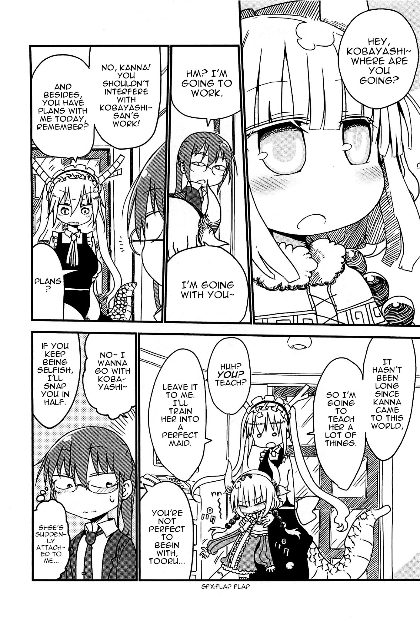 Kobayashi-san Chi no Maid Dragon Chapter 7 page 2 - Chapter 7 : Tooru and Common Sense