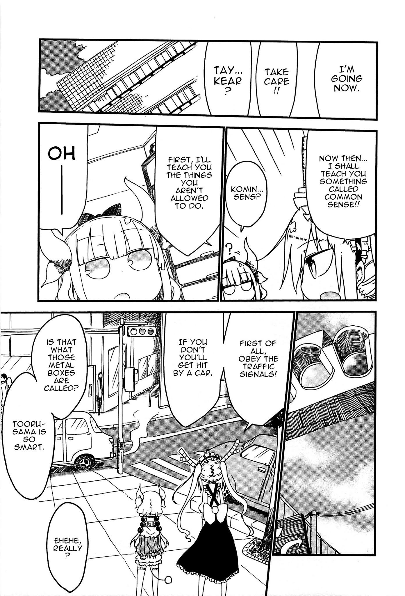 Kobayashi-san Chi no Maid Dragon Chapter 7 page 3 - Chapter 7 : Tooru and Common Sense