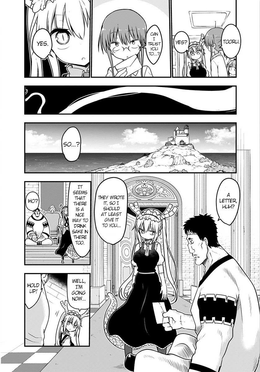 Kobayashi-san Chi no Maid Dragon Chapter 71 page 8 - Chapter 71: Kobayashi and Letters