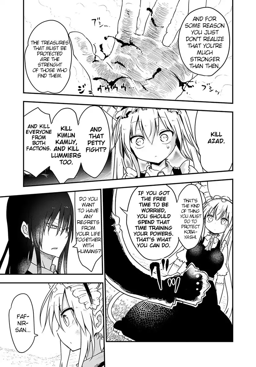 Kobayashi-san Chi no Maid Dragon Chapter 73 page 11 - Chapter 73: Kanna and leaving letters