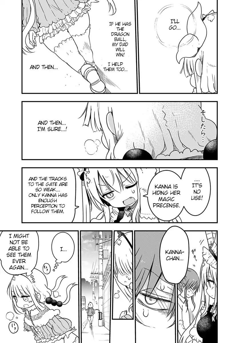 Kobayashi-san Chi no Maid Dragon Chapter 73 page 15 - Chapter 73: Kanna and leaving letters