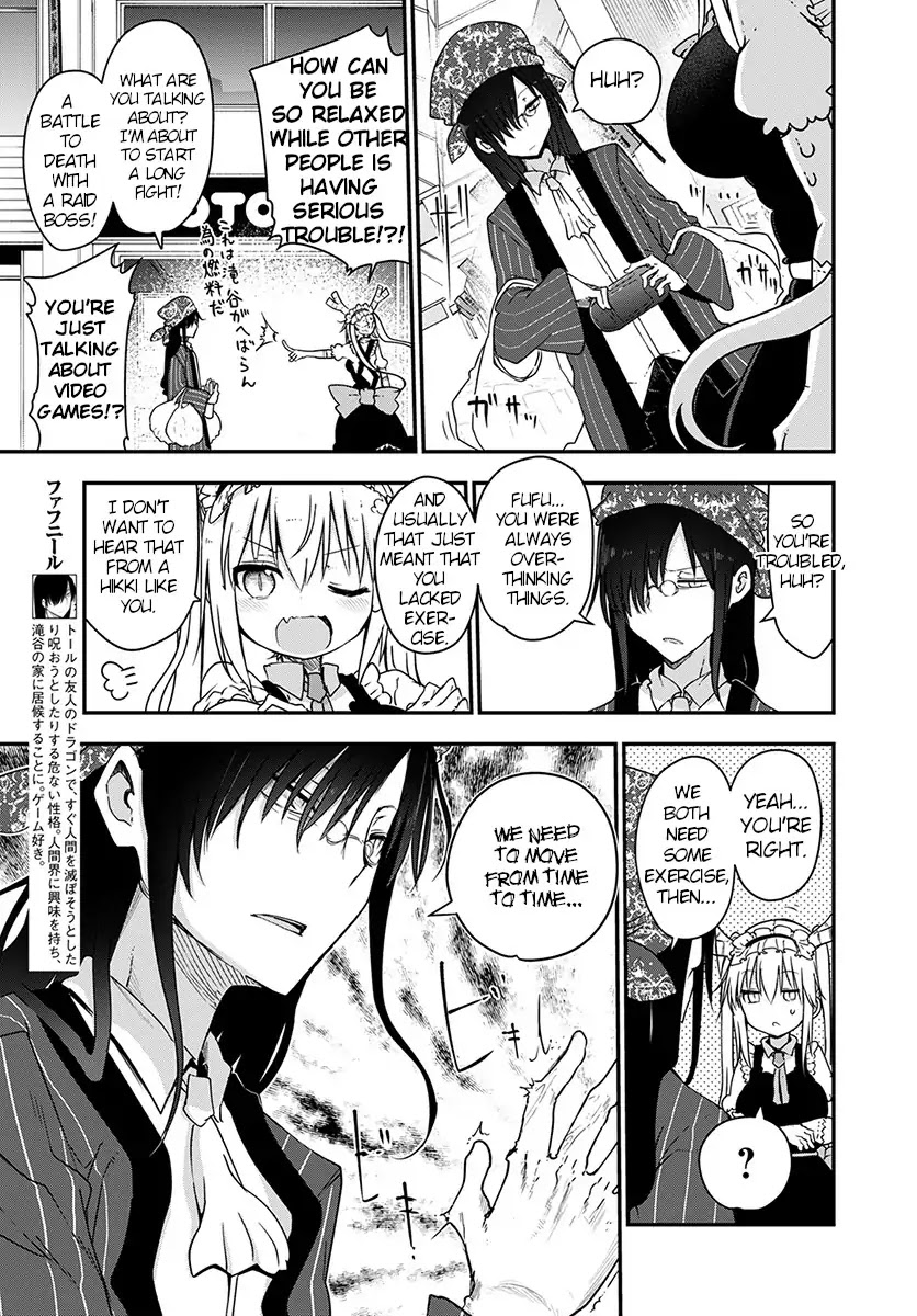 Kobayashi-san Chi no Maid Dragon Chapter 73 page 7 - Chapter 73: Kanna and leaving letters
