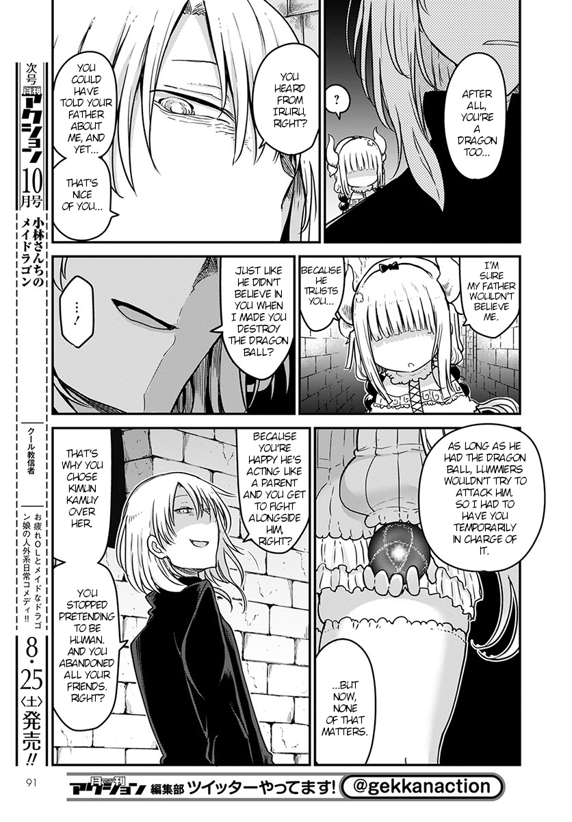 Kobayashi-san Chi no Maid Dragon Chapter 74 page 9 - Chapter 74: Kanna and Saikawa