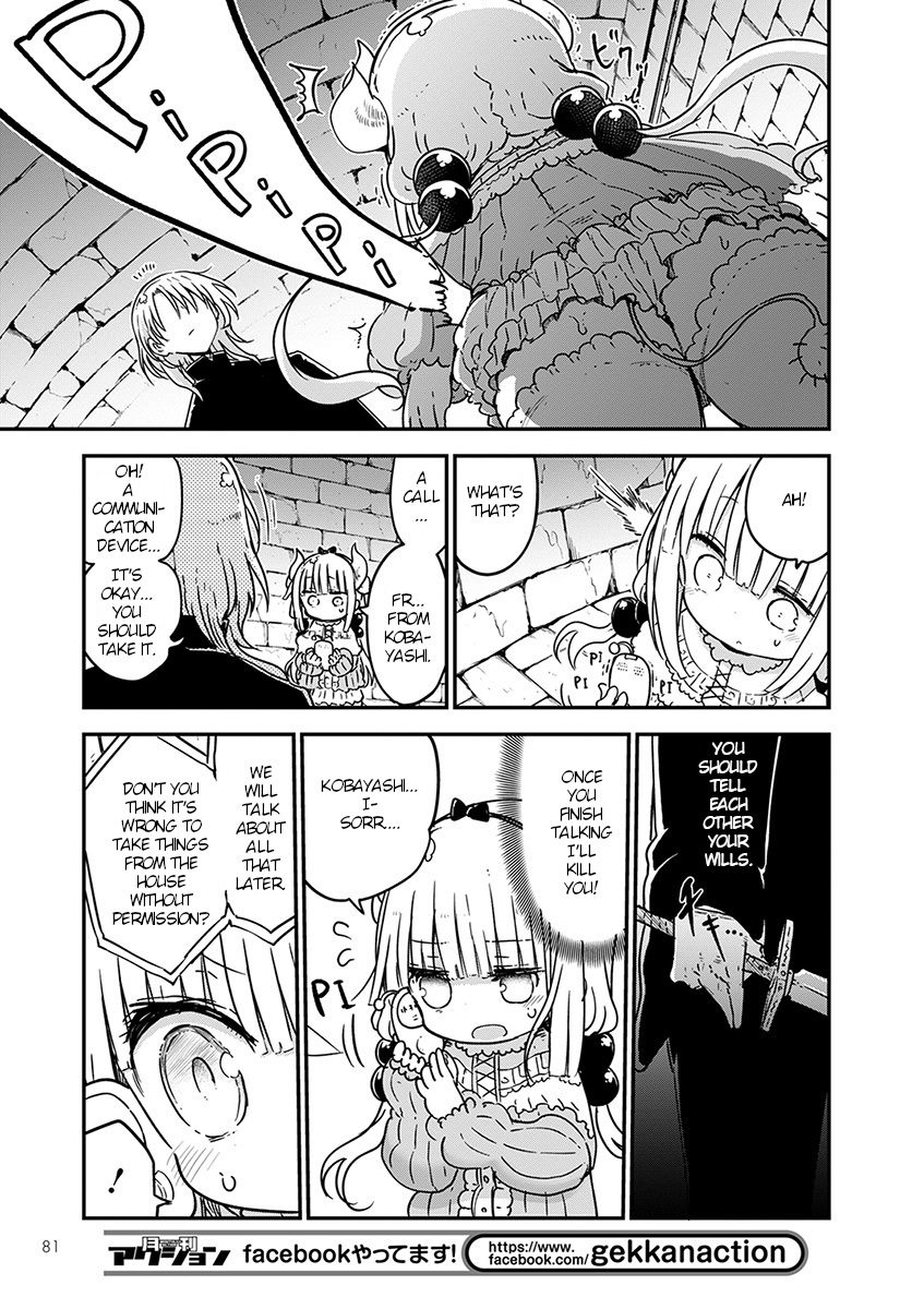 Kobayashi-san Chi no Maid Dragon Chapter 75 page 8 - Chapter 75: Kanna and Pranks