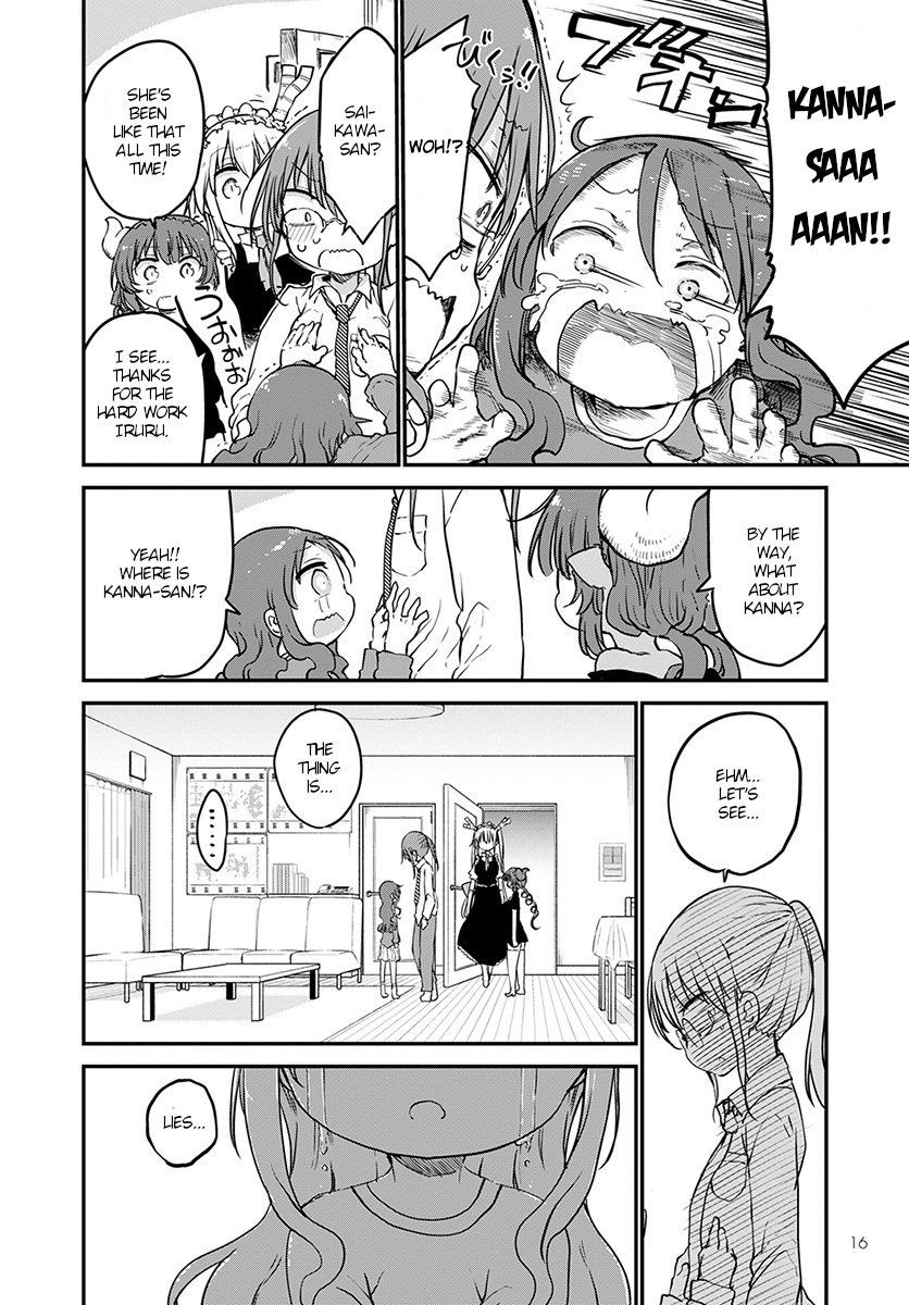 Kobayashi-san Chi no Maid Dragon Chapter 78 page 13 - Chapter 78: Kanna's father and Kimun Kamuy's daughter