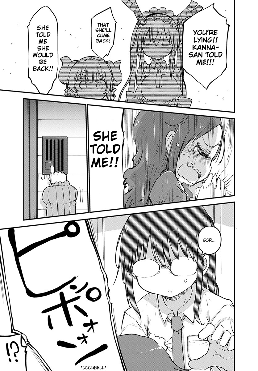 Kobayashi-san Chi no Maid Dragon Chapter 78 page 14 - Chapter 78: Kanna's father and Kimun Kamuy's daughter