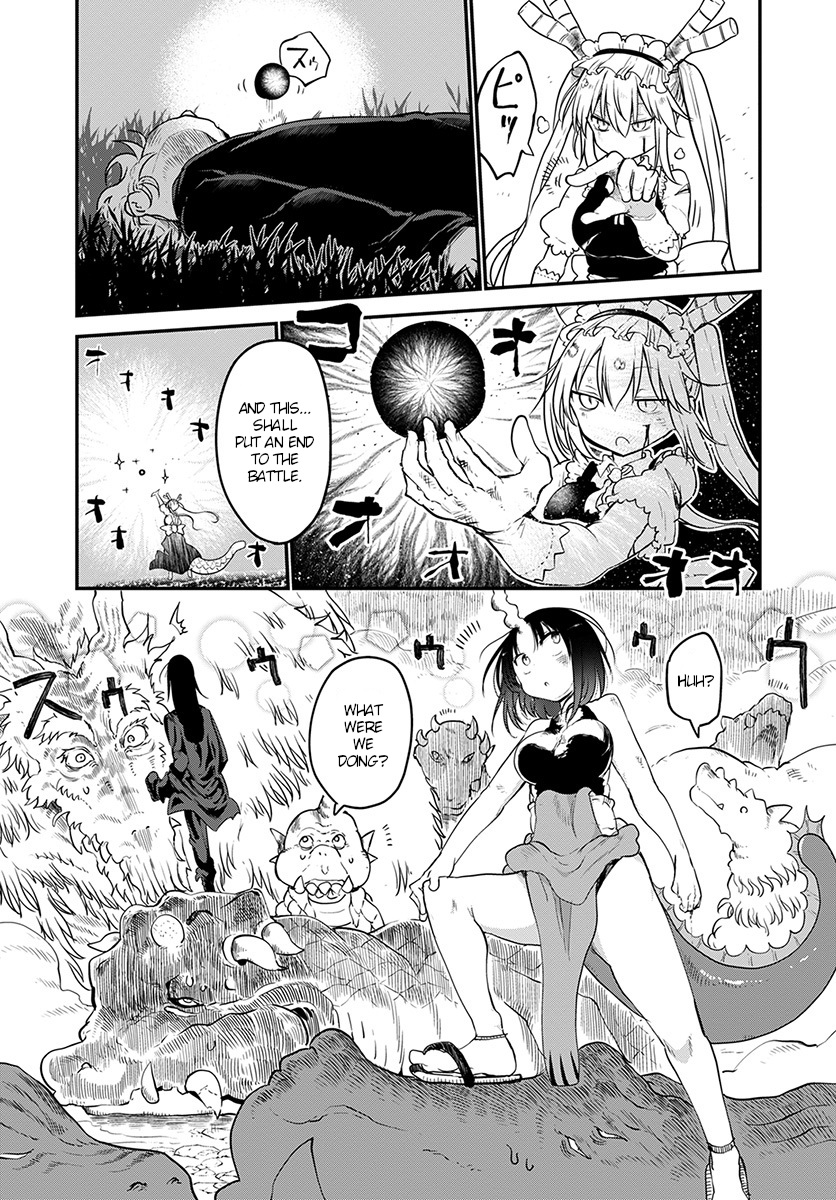 Kobayashi-san Chi no Maid Dragon Chapter 78 page 4 - Chapter 78: Kanna's father and Kimun Kamuy's daughter