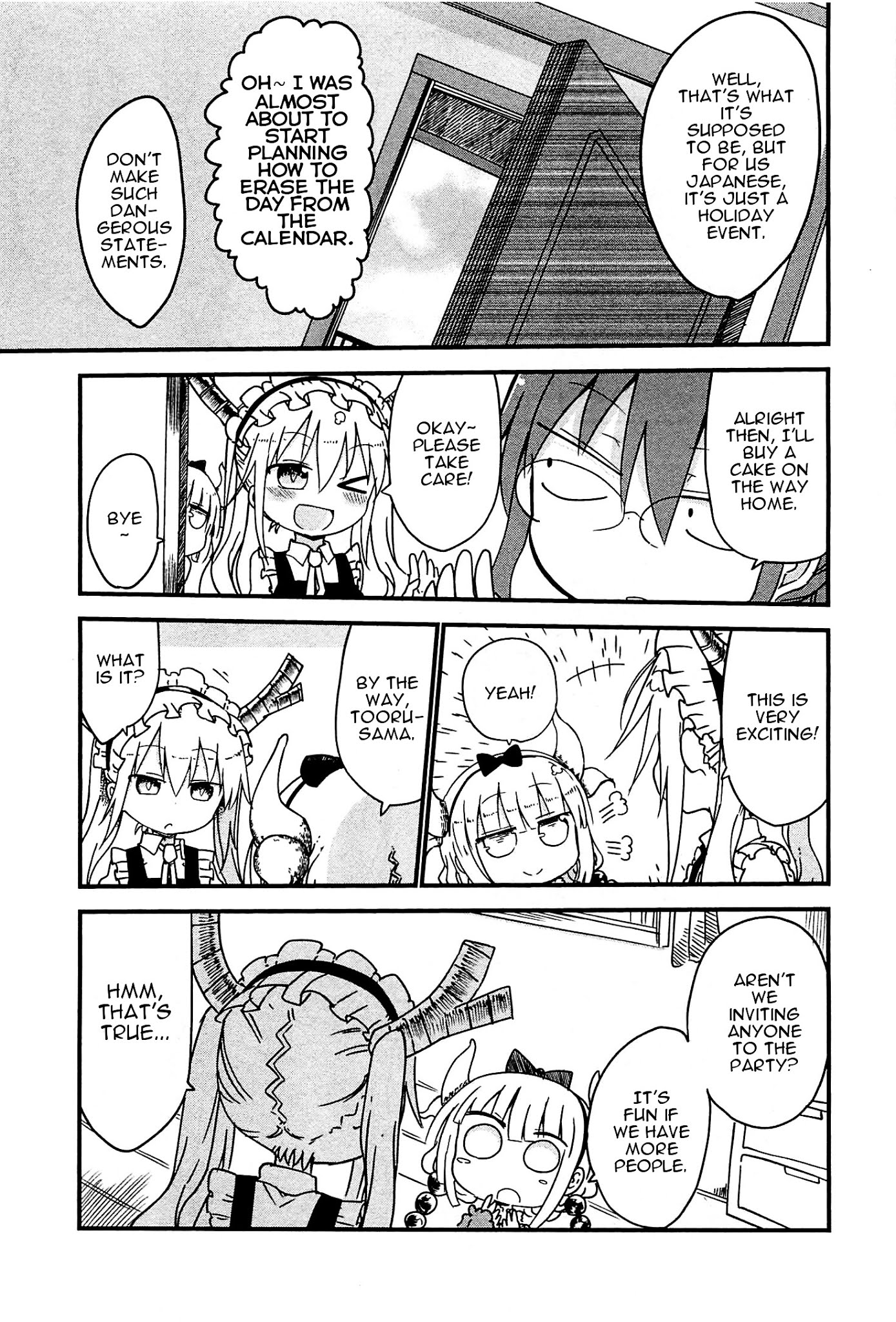 Kobayashi-san Chi no Maid Dragon Chapter 8 page 3 - Chapter 8 : Tooru and Christmas