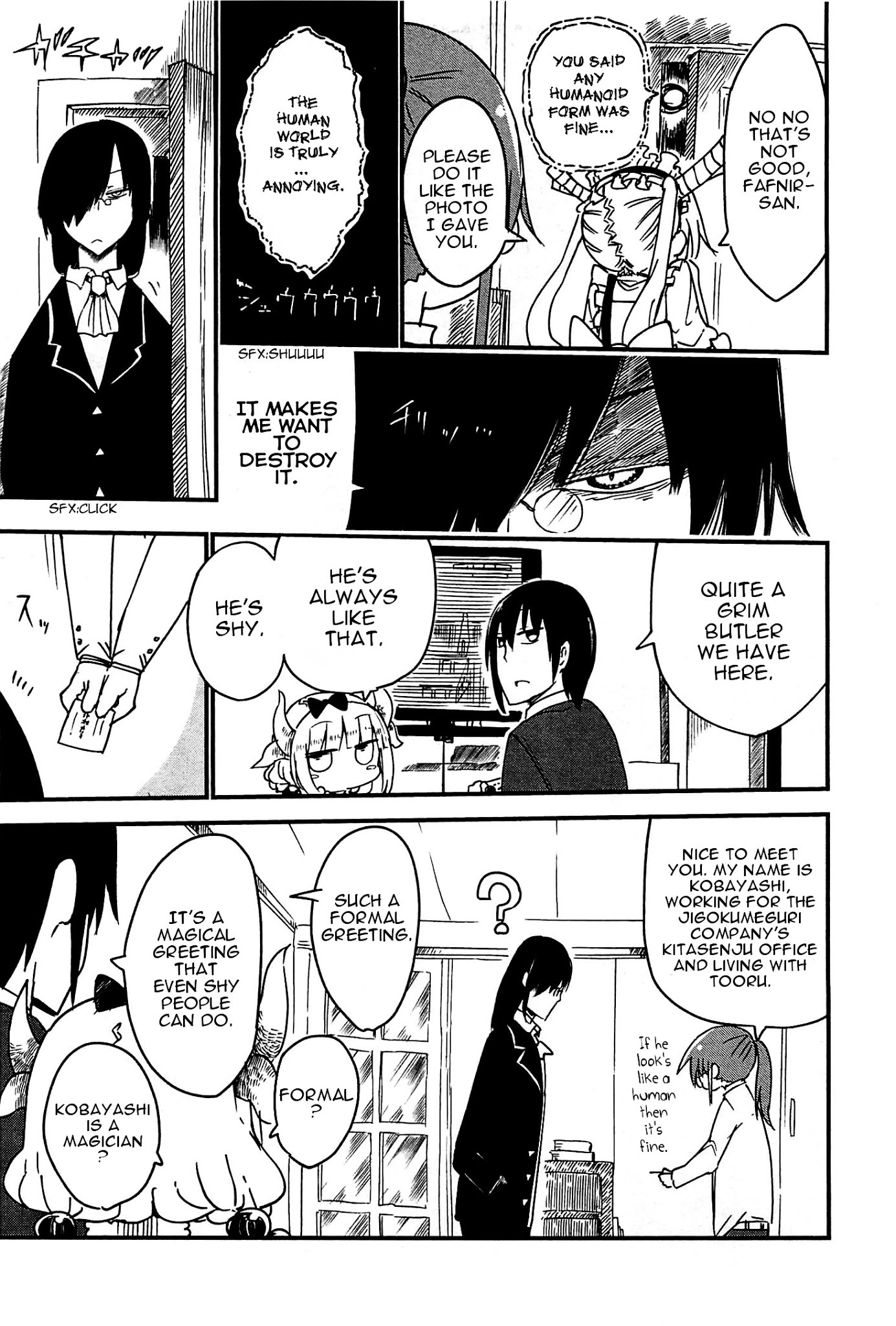 Kobayashi-san Chi no Maid Dragon Chapter 8 page 7 - Chapter 8 : Tooru and Christmas