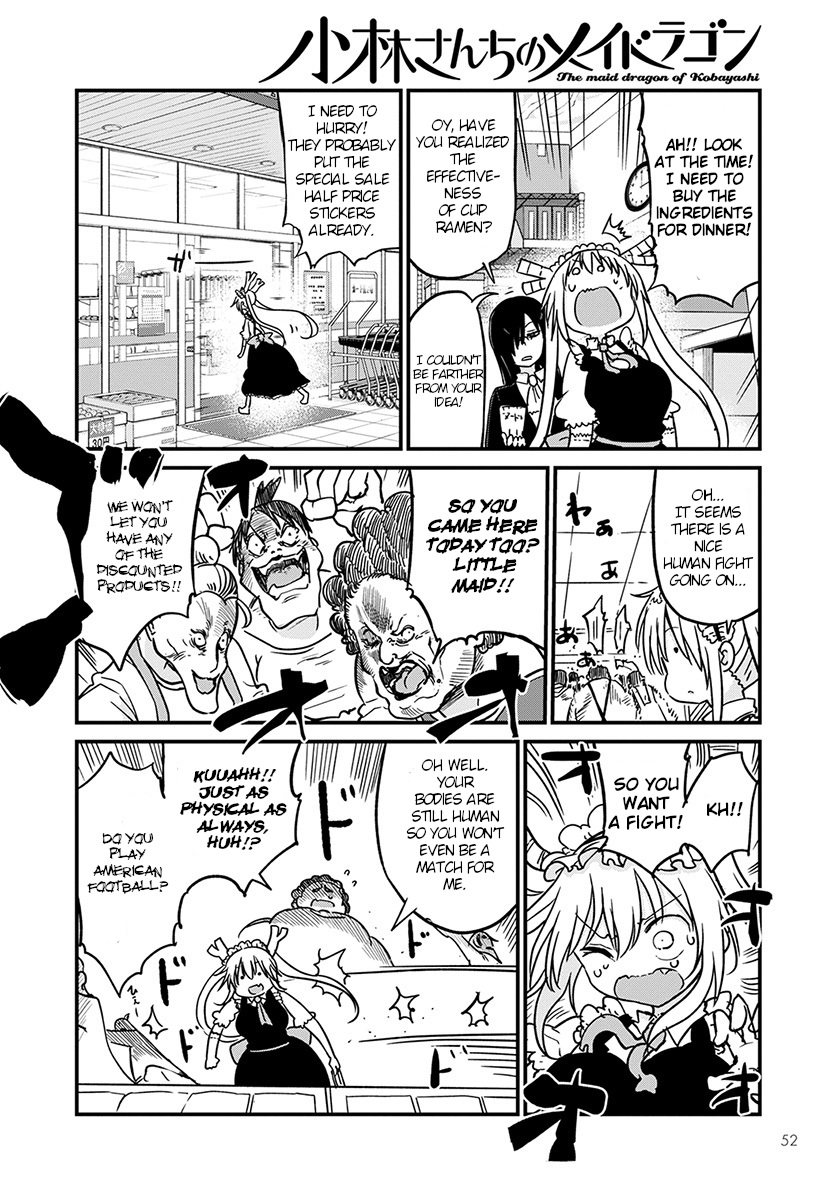 Kobayashi-san Chi no Maid Dragon Chapter 80 page 6 - Chapter 80: Tooru and menu