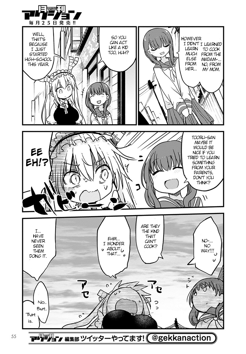 Kobayashi-san Chi no Maid Dragon Chapter 80 page 9 - Chapter 80: Tooru and menu