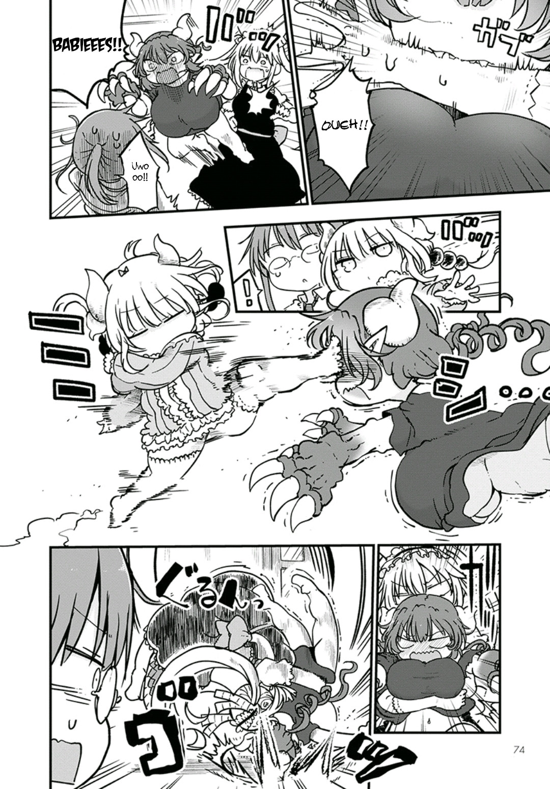 Kobayashi-san Chi no Maid Dragon Chapter 81 page 4 - Chapter 81: Iruru and mating season