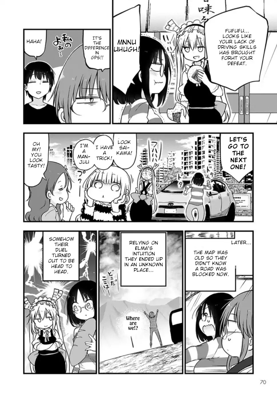 Kobayashi-san Chi no Maid Dragon Chapter 86 page 10 - Chapter 86: Elma and the Car