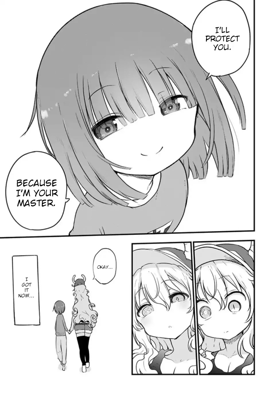 Kobayashi-san Chi no Maid Dragon Chapter 87 page 14 - Chapter 87: Shouta and Lucoa the spectator