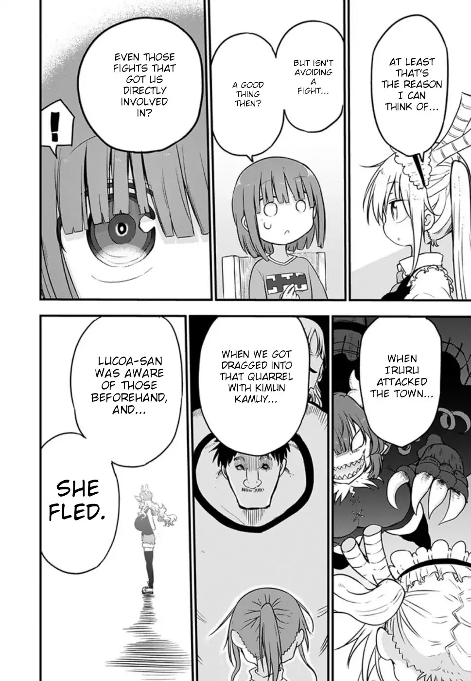 Kobayashi-san Chi no Maid Dragon Chapter 87 page 6 - Chapter 87: Shouta and Lucoa the spectator
