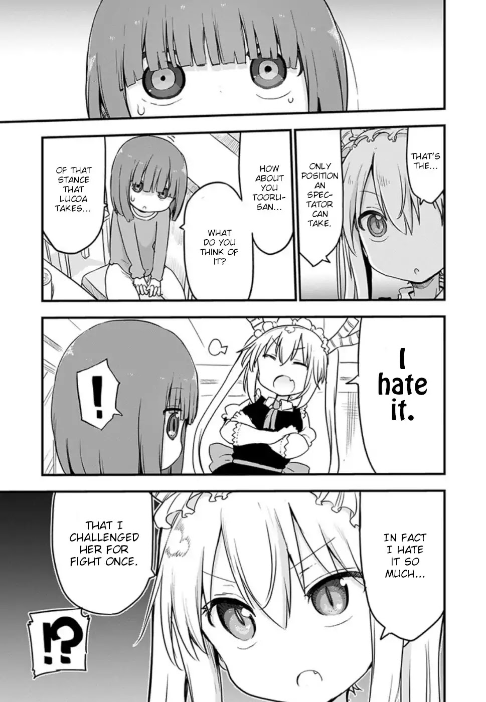 Kobayashi-san Chi no Maid Dragon Chapter 87 page 7 - Chapter 87: Shouta and Lucoa the spectator
