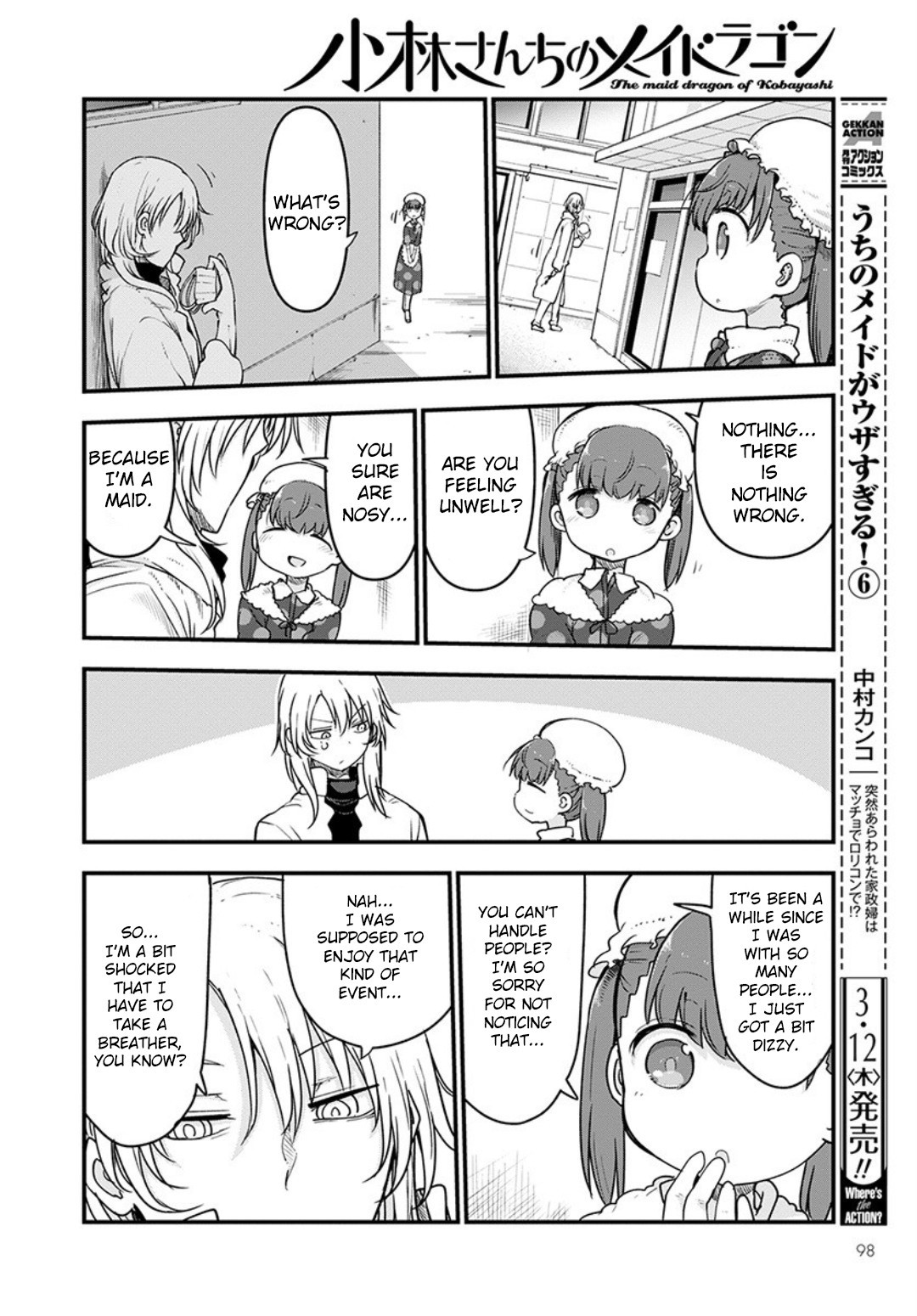 Kobayashi-san Chi no Maid Dragon Chapter 93 page 12 - Chapter 93: Azad and Georgie 2