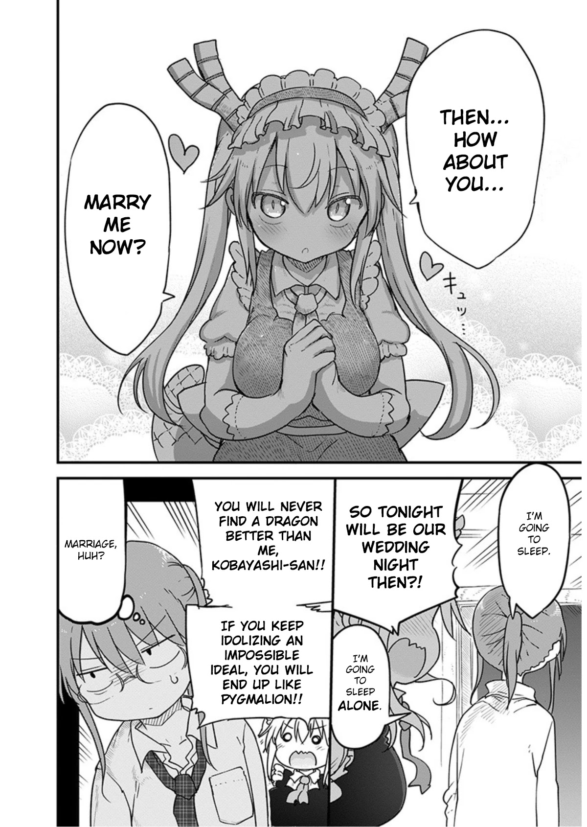 Kobayashi-san Chi no Maid Dragon Chapter 97 page 4 - Chapter 97: Kobayashi and Marriage