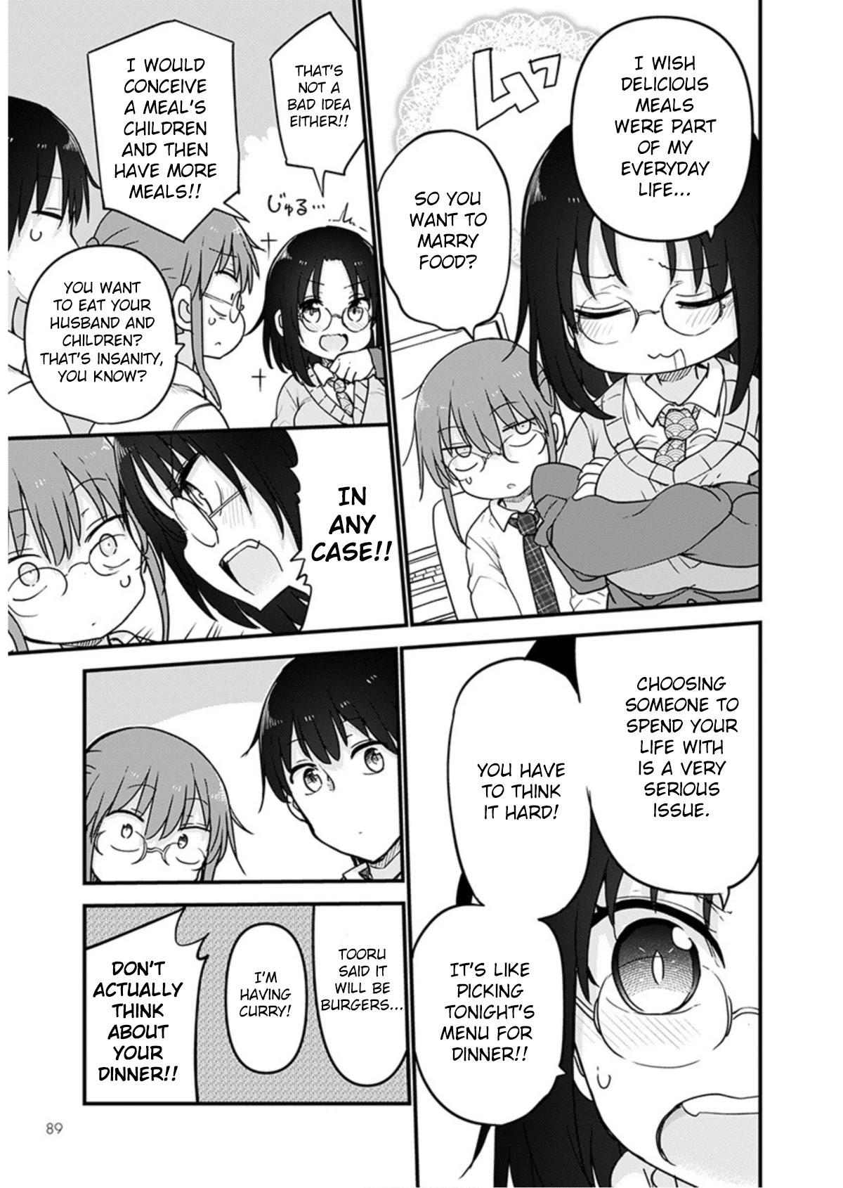 Kobayashi-san Chi no Maid Dragon Chapter 97 page 7 - Chapter 97: Kobayashi and Marriage