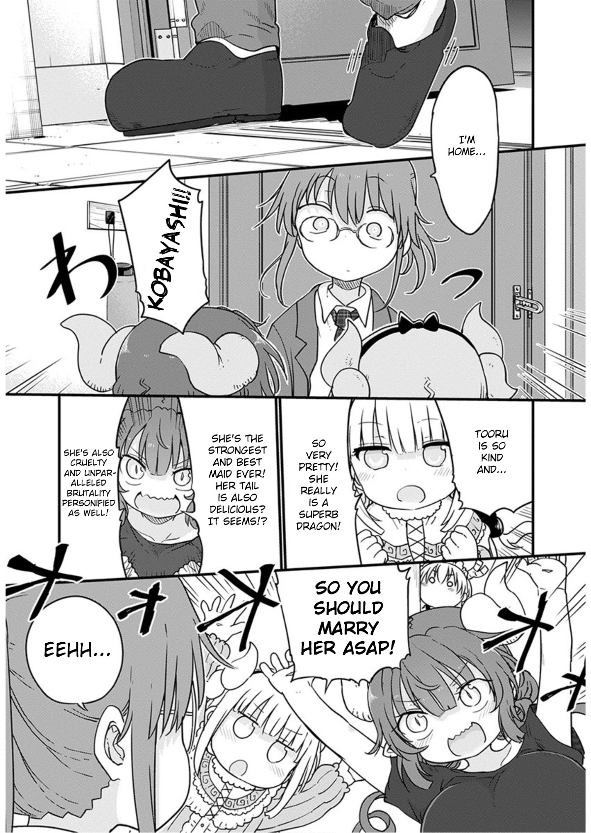 Kobayashi-san Chi no Maid Dragon Chapter 97 page 9 - Chapter 97: Kobayashi and Marriage