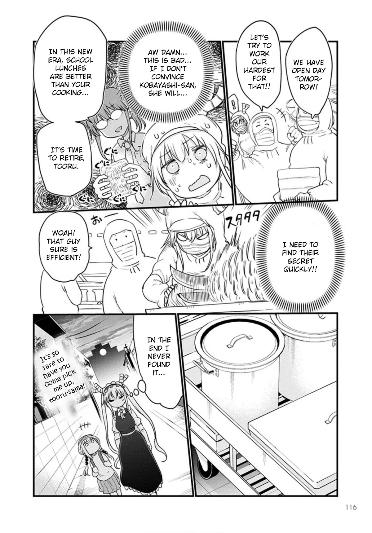 Kobayashi-san Chi no Maid Dragon Chapter 98 page 10 - Chapter 98: Tooru and School Lunches