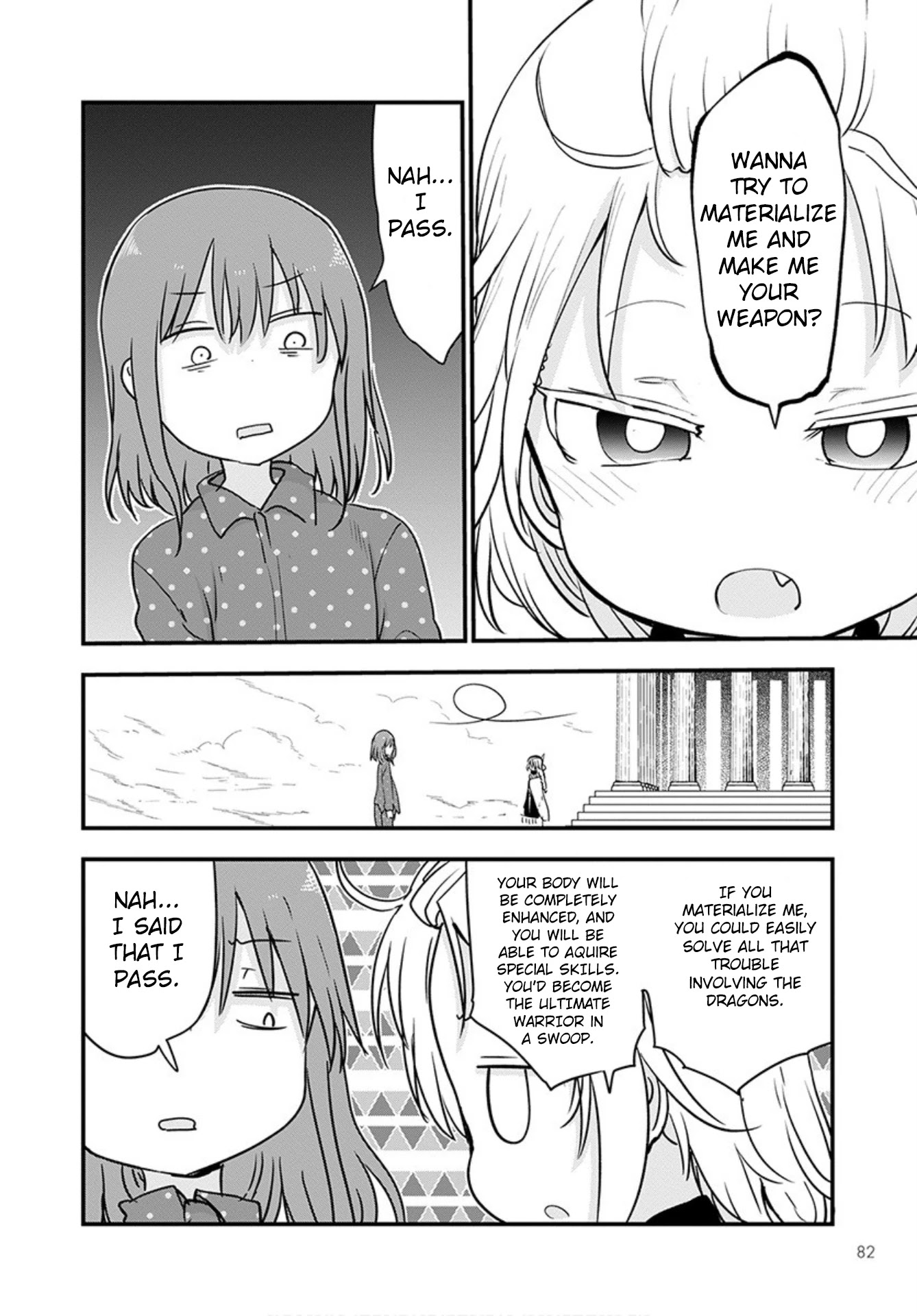 Kobayashi-san Chi no Maid Dragon Chapter 99 page 11 - Chapter 99: Kobayashi and the Holy Sword