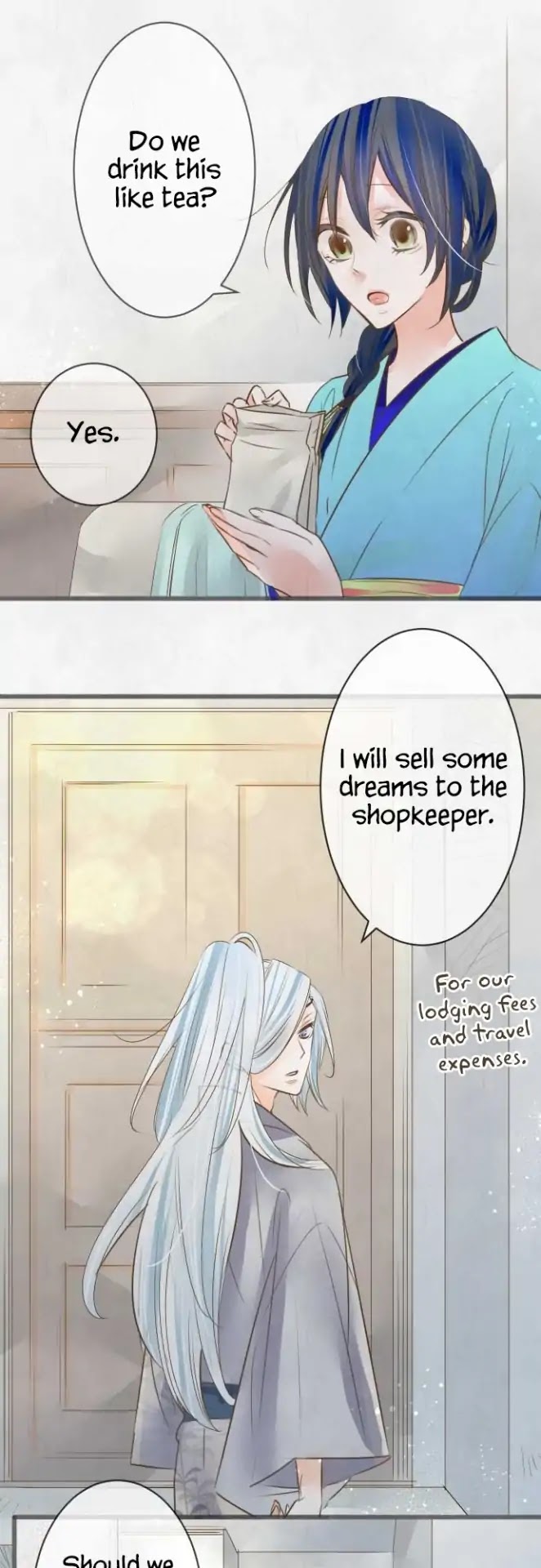 Kochou no Yumeji Chapter 110 page 12 - Chapter 110: Baku -Part One-