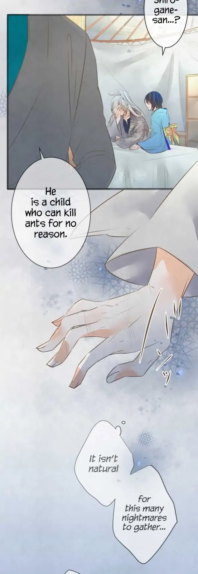 Kochou no Yumeji Chapter 113 page 16 - Chapter 113: Baku -Part Four-